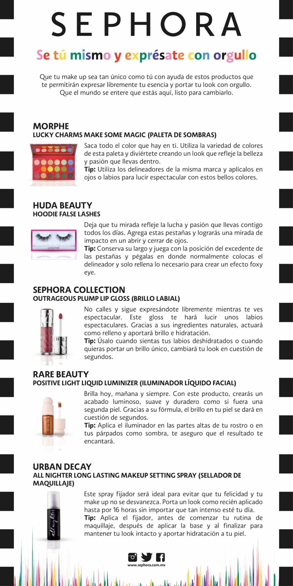 Sephora México Sé tú mismo