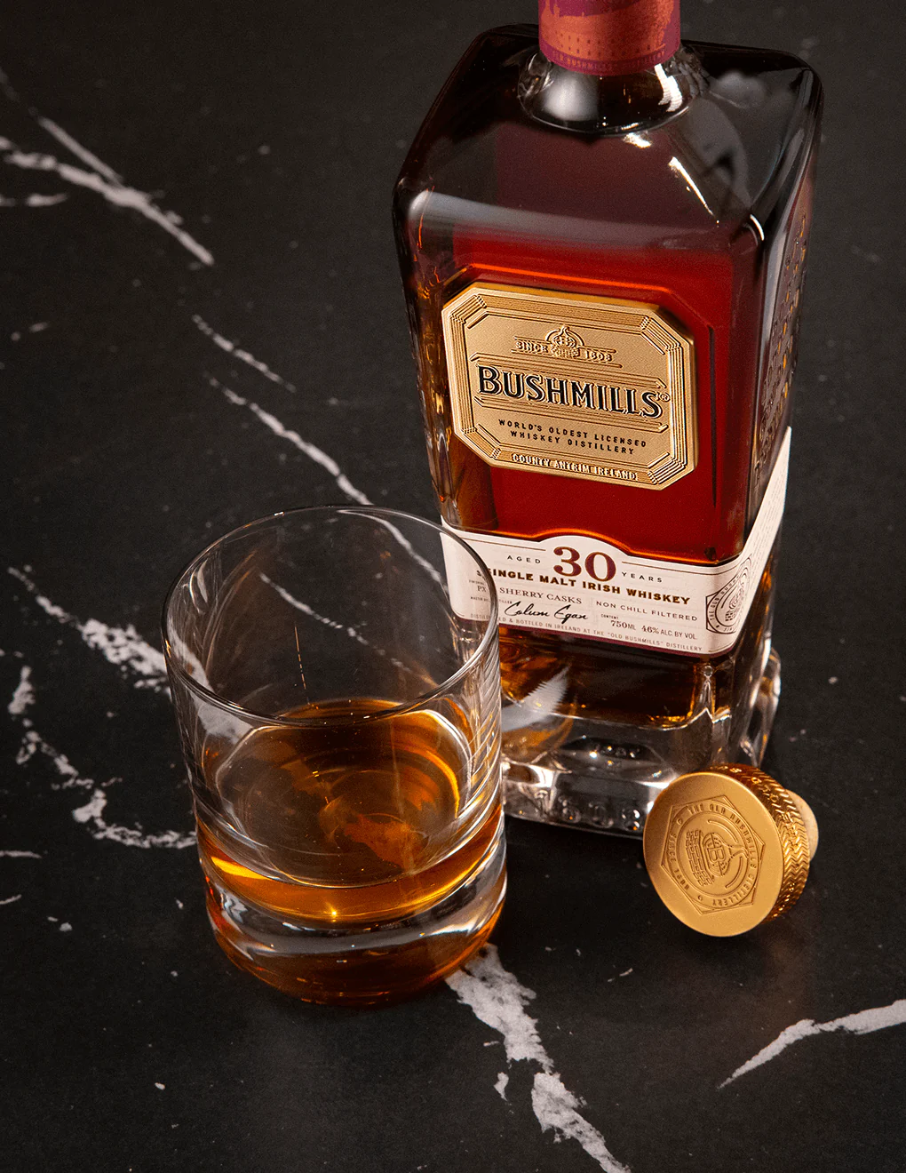 Bushmills 30 a&ntilde;os