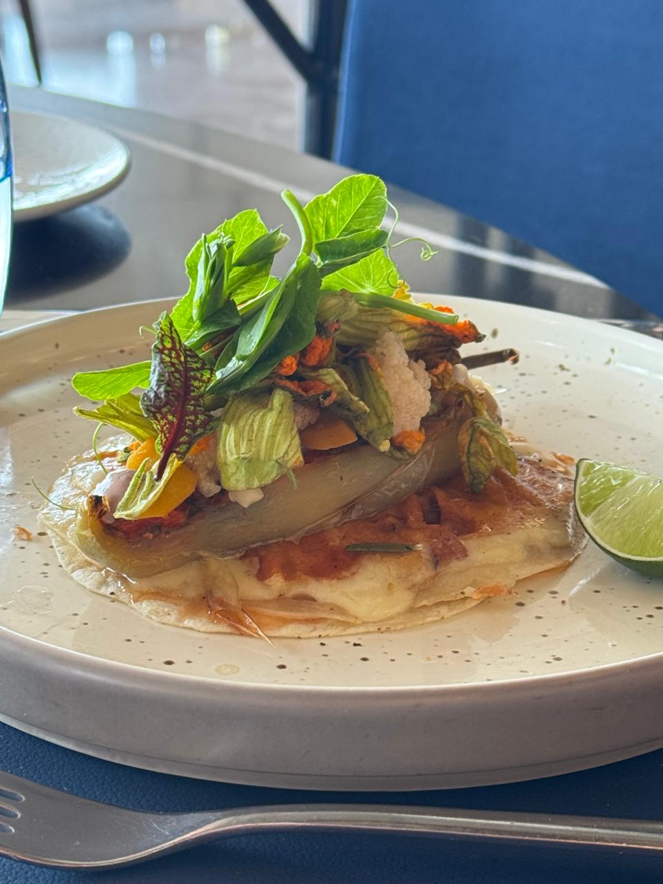 Taco de Marlin con Chile Güero
